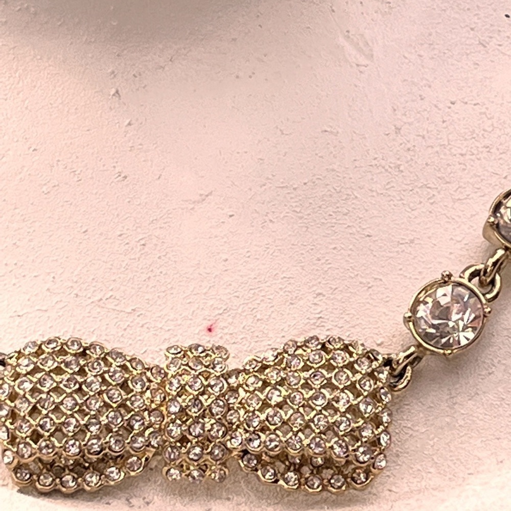 Ann Taylor necklace bow necklace - Picture 6 of 12